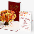 Sugar Maple Tree Thinking of You Pop-Up Card and You Are Cherished Sentiment Set