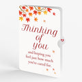 Sugar Maple Tree Thinking of You Pop-Up Card and You Are Cherished Sentiment Set