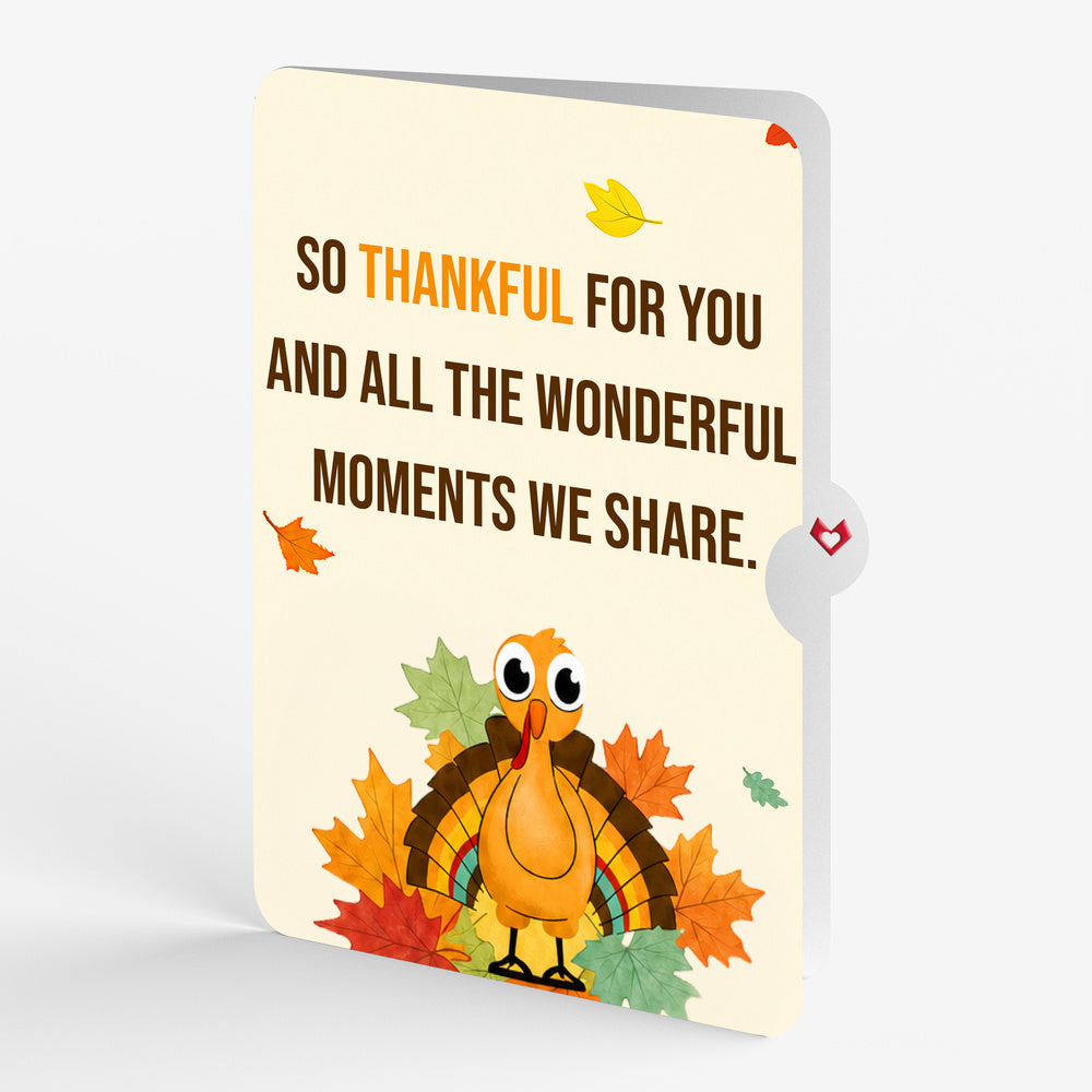 Happy Thanksgiving Pop-Up Card and Wonderful Moments Together Sentiment Set