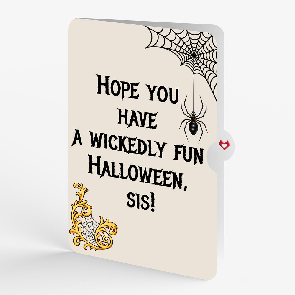 Beware Halloween Spider Pop-Up Card and Wickedly Fun Sentiment Set