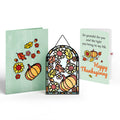 Autumn Glow Thanksgiving Suncatcher Card and Light In My Life Sentiment Set