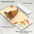 Woodland Harvest Thanksgiving Wishes Pop-Up Card and Home Full of Happiness Sentiment Set