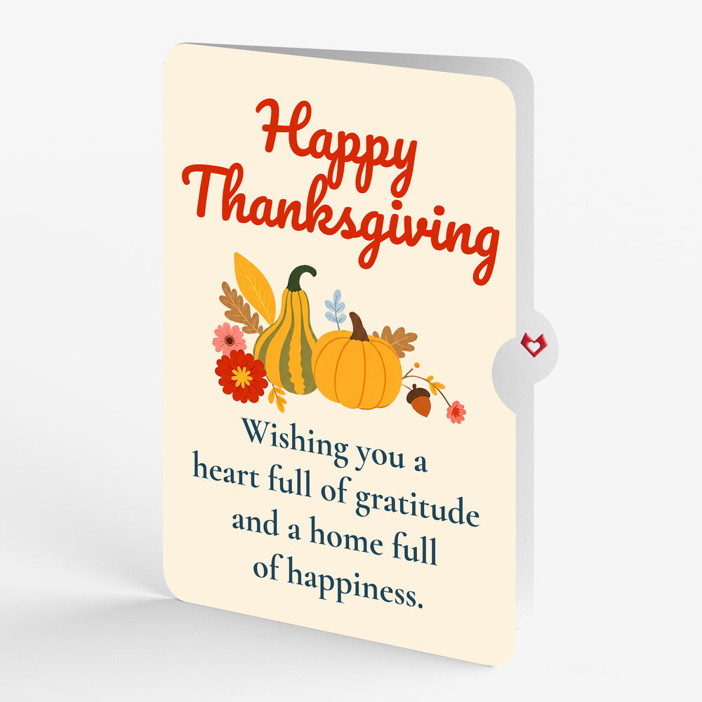 Woodland Harvest Thanksgiving Wishes Pop-Up Card and Home Full of Happiness Sentiment Set