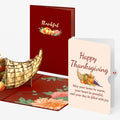 Thanksgiving Cornucopia Pop-Up Card and Warmth and Joy Sentiment Set