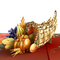 Thanksgiving Cornucopia Pop-Up Card and Warmth and Joy Sentiment Set