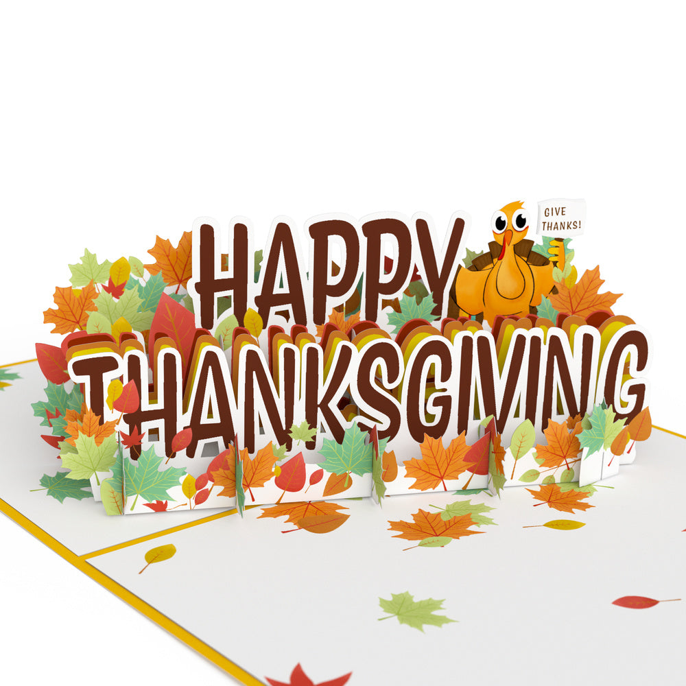 Happy Thanksgiving Pop-Up Card and Stretchy Pants Sentiment Set