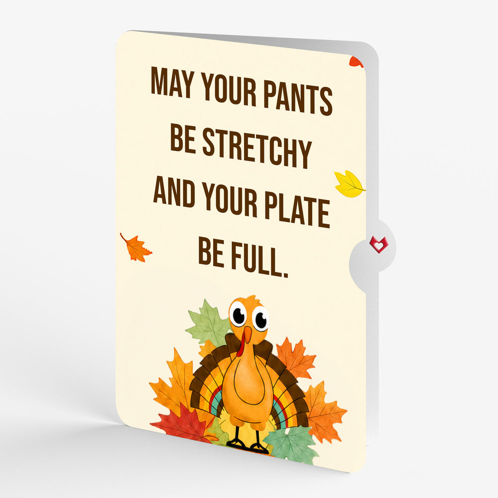 Happy Thanksgiving Pop-Up Card and Stretchy Pants Sentiment Set