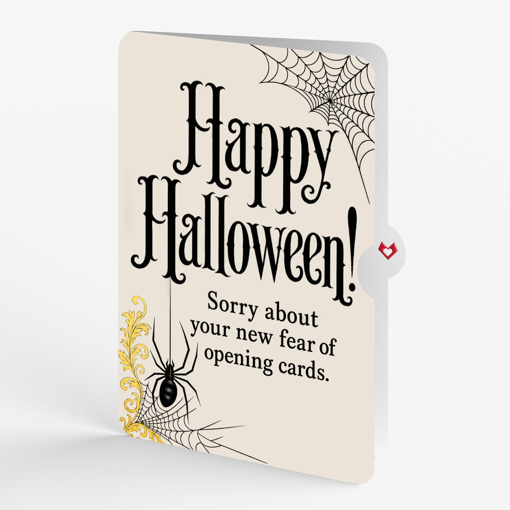 Beware Halloween Spider Pop-Up Card and New Fear Unlocked Sentiment Set