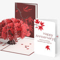 Majestic Japanese Maple Anniversary Pop-Up Card and Another Beautiful Year Sentiment Set