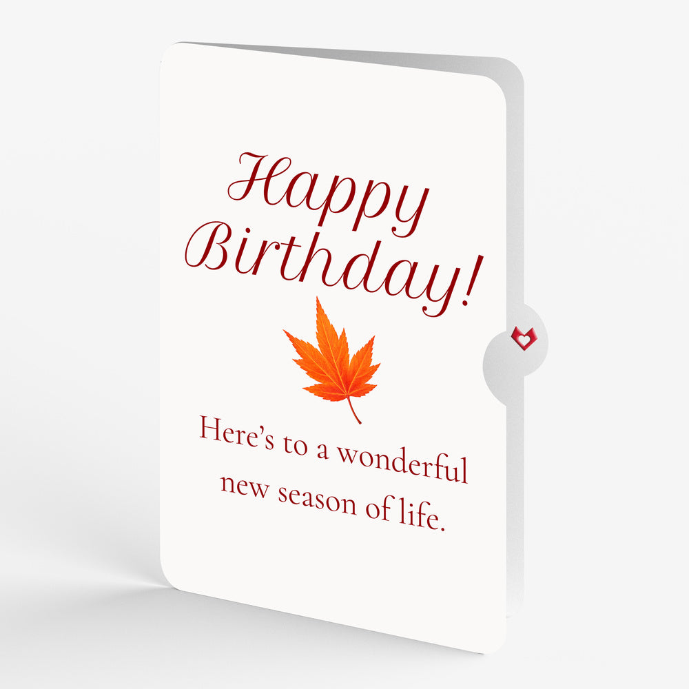 Sugar Maple Tree Birthday Pop-Up Card and Wonderful New Season Sentiment Set