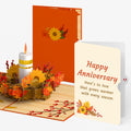 Fall Candle Anniversary Pop-Up Card and Warmer Every Season Sentiment Set