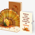 Give Thanks Turkey Pop-Up Card and Home Filled With Love Sentiment Set