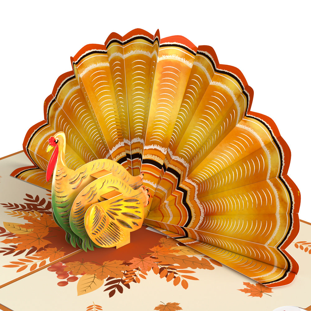 Give Thanks Turkey Pop-Up Card and Home Filled With Love Sentiment Set