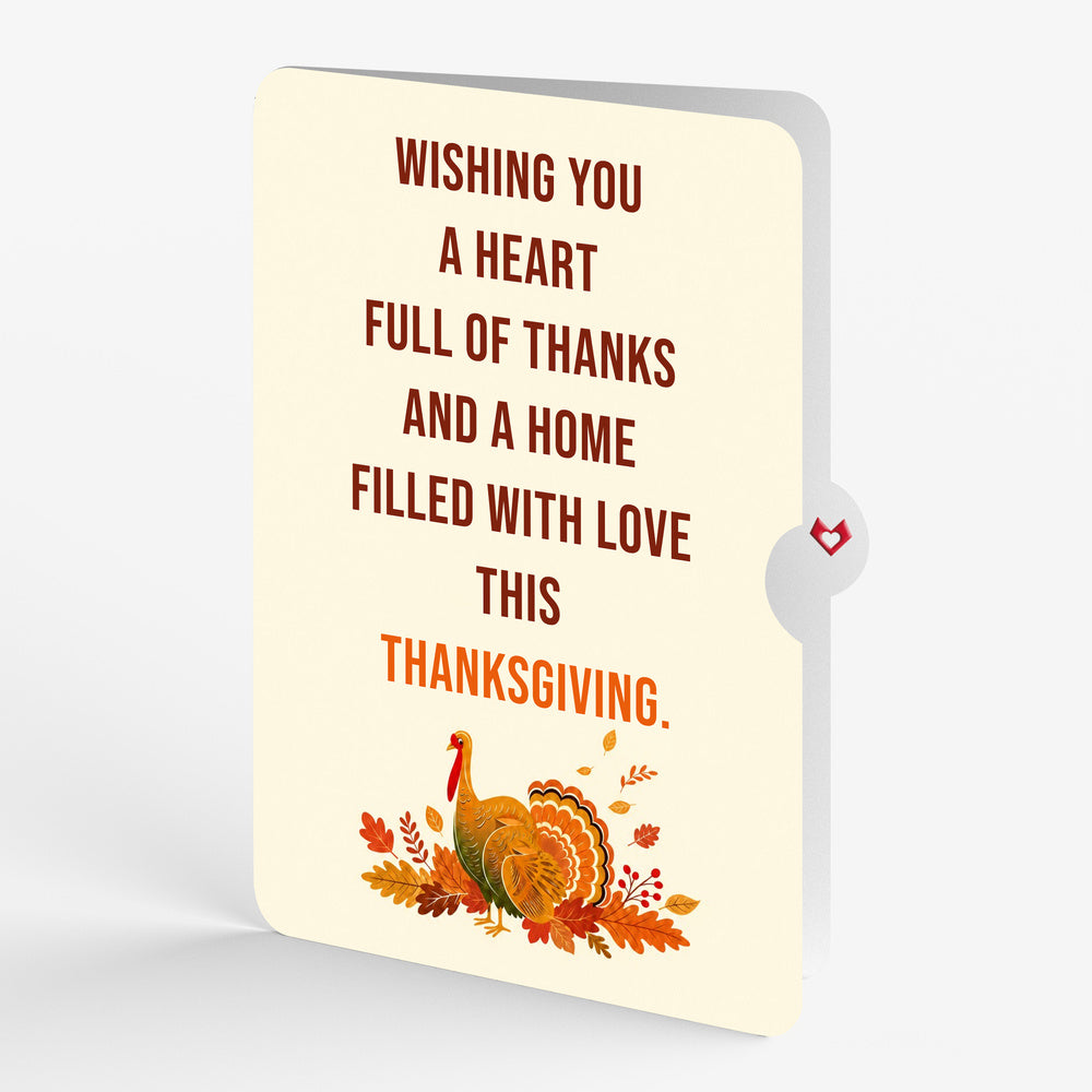 Give Thanks Turkey Pop-Up Card and Home Filled With Love Sentiment Set
