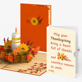 Fall Candle Thanksgiving Pop-Up Card and Countless Reasons to Smile Sentiment Set