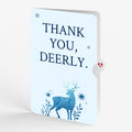 Winter Surreal Deer Thank You Pop-Up Card and Sentiment Set