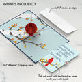 Cardinal Sympathy Pop-Up Card and Small Signs Of Comfort Sentiment Set