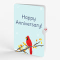 Cardinal Anniversary Pop-Up Card and Sentiment Set