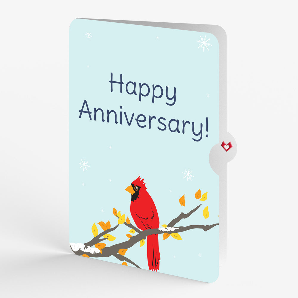 Cardinal Anniversary Pop-Up Card and Sentiment Set