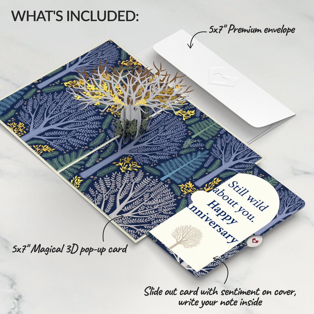 Surreal Deer Anniversary Pop-Up Card and Still Wild Sentiment Set