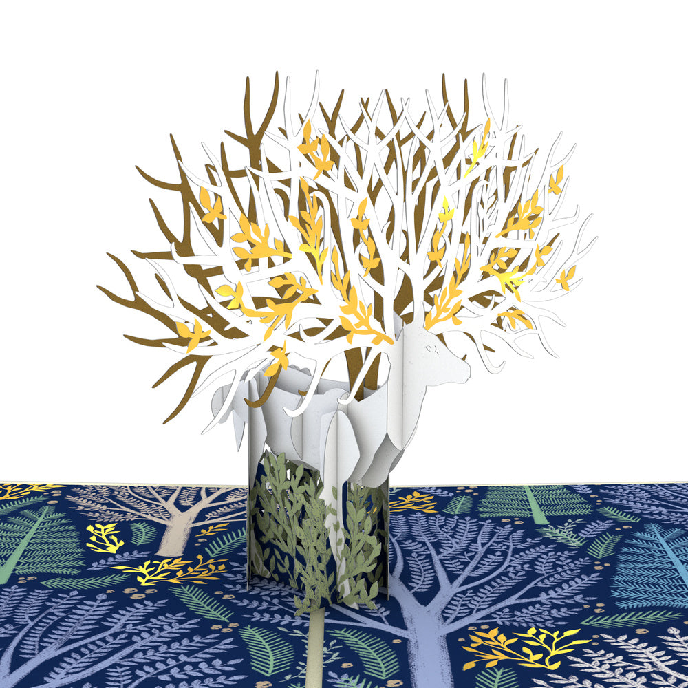 Surreal Deer Anniversary Pop-Up Card and Still Wild Sentiment Set