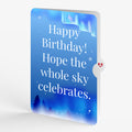 Borealis Winter Night Pop-Up Card and Whole Sky Celebrates Birthday Sentiment Set