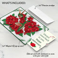 Hummingbirds on Poinsettias Anniversary Pop-Up Card and Drawn Back To You Sentiment Set
