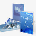 Borealis Winter Night Thinking of You Pop-Up Card and Sentiment Set