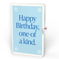 Icy Snowflake Birthday HeartFelt Charm Card™ and Sentiment Set
