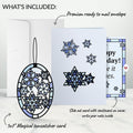 Dazzling Snowflakes Suncatcher Card and Hope It Shines Birthday Sentiment Set