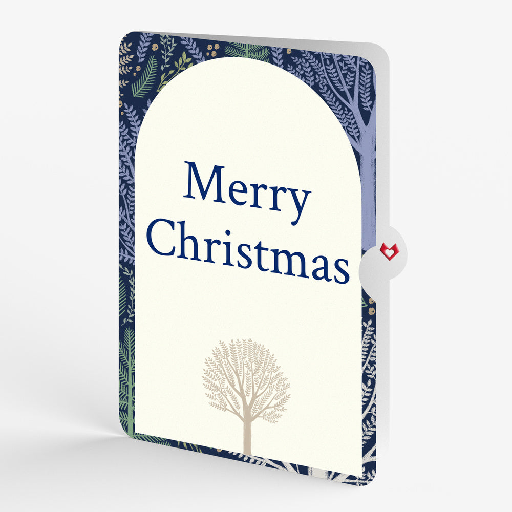 Surreal Deer Christmas Pop-Up Card and Sentiment Set