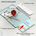 Cardinal Christmas Pop-Up Card and Sentiment Set