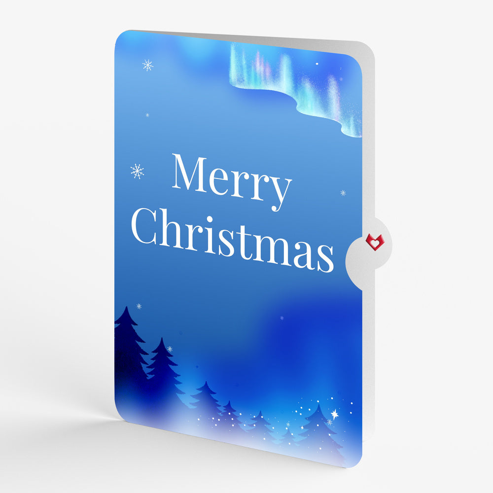 Borealis Winter Night Christmas Pop-Up Card and Sentiment Set