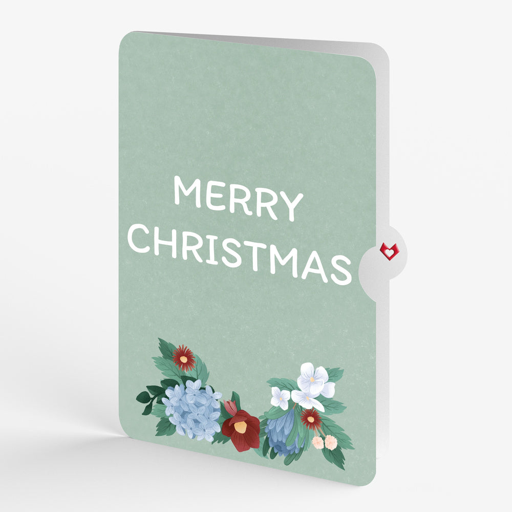 Winter Frosted Botanicals Christmas Pop-Up Card and Sentiment Set