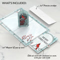 Stained Glass Winter Cardinal Christmas Pop-Up Card and Sentiment Set