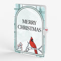 Stained Glass Winter Cardinal Christmas Pop-Up Card and Sentiment Set
