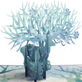 Winter Surreal Deer Christmas Pop-Up Card and Sentiment Set