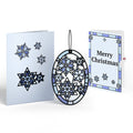 Dazzling Snowflakes Christmas Suncatcher Card and Sentiment Set