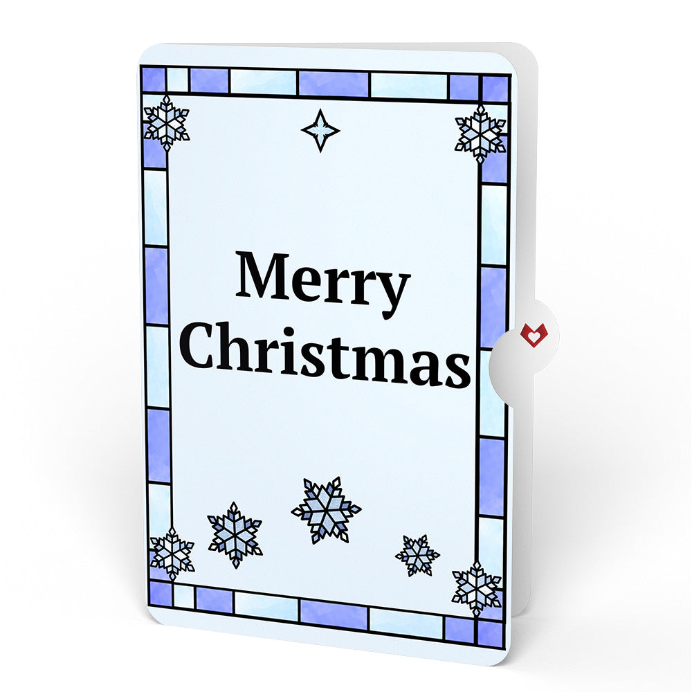 Dazzling Snowflakes Christmas Suncatcher Card and Sentiment Set
