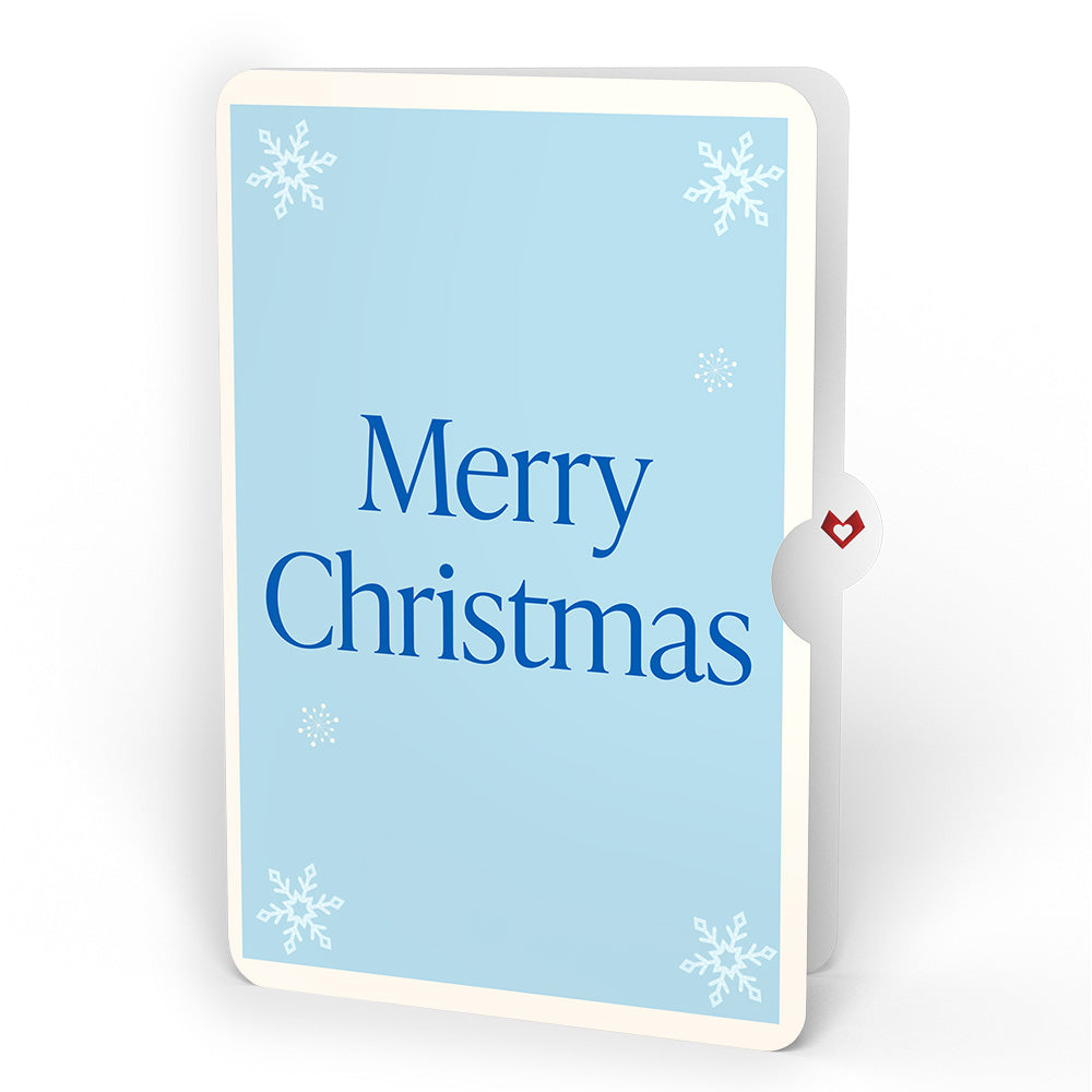 Icy Snowflake Christmas HeartFelt Charm Card™ and Sentiment Set
