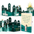 Nativity Scene Christmas Loooooong Card™ (Expands to 2 feet) and A Savior Is Born Sentiment Set