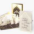 Elegant Nativity Christmas Pop-Up Card and A Child Is Born Sentiment Set