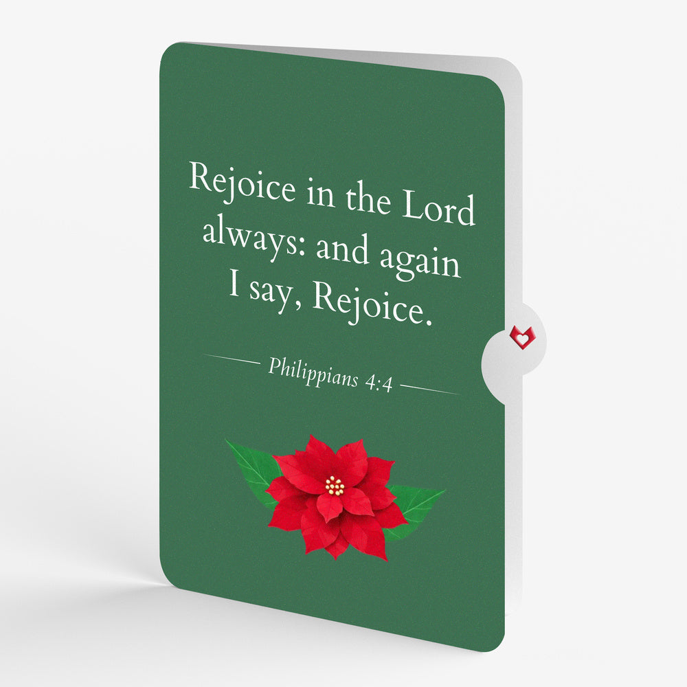 Christmas Hummingbirds Pop-Up Card and Rejoice in the Lord Sentiment Set
