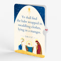 Nativity Christmas Pop-Up Card and Babe in a Manger Sentiment Set
