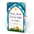 Stained Glass Nativity Windows Giant Pop-Up Gift and Arise & Shine Christmas Sentiment Set