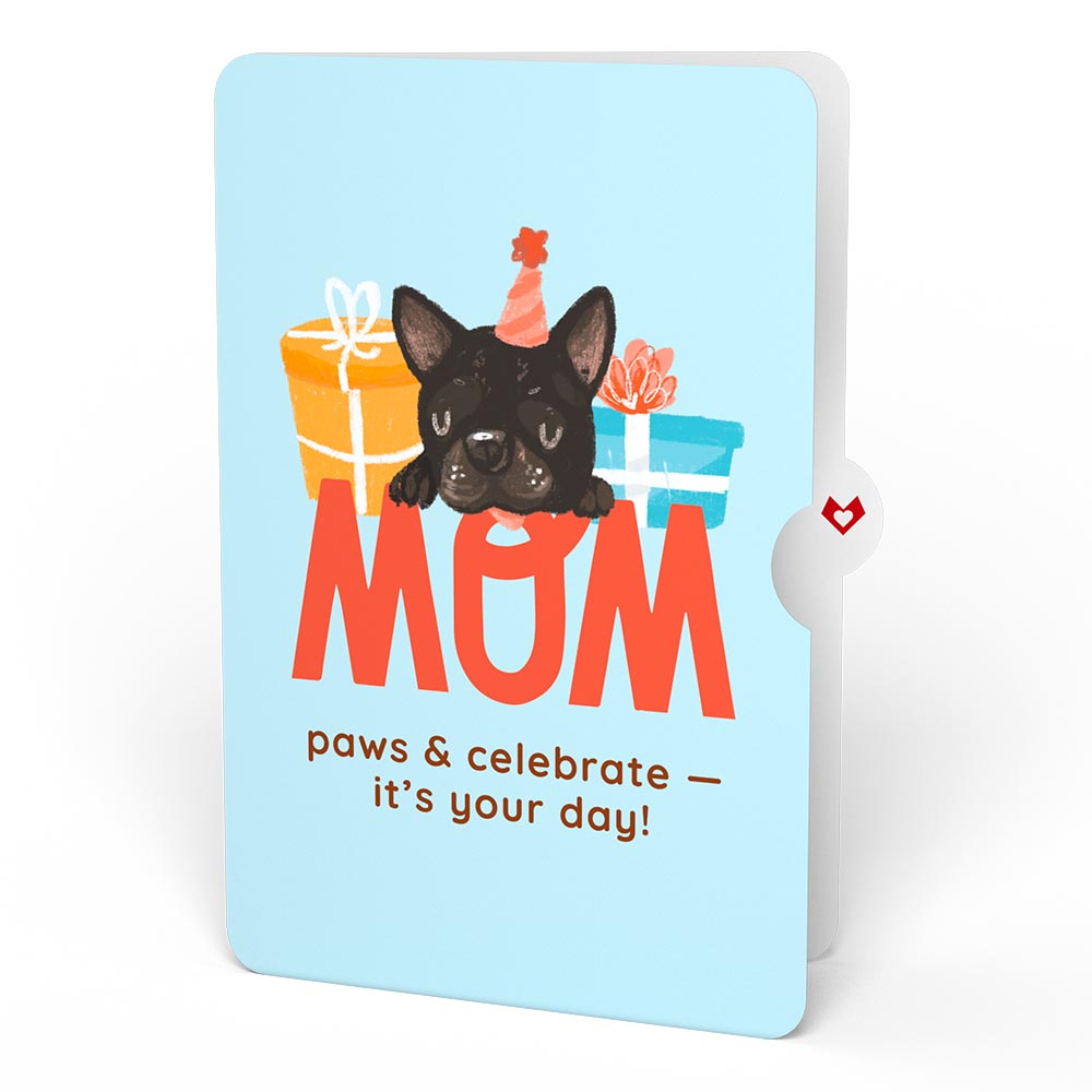 Happy Birthday Dogs Pop-Up Card and Sentiment Set for Mom