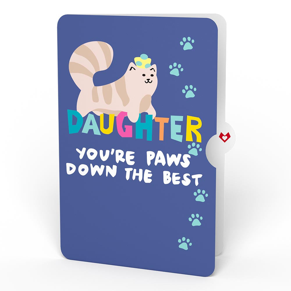 Happy Birthday Cats Pop-Up Card and Sentiment Set for Daughter