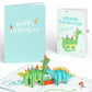 Dinosaurs Birthday Pop-Up Card and Sentiment Set for Granddaughter