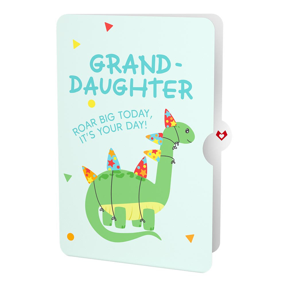 Dinosaurs Birthday Pop-Up Card and Sentiment Set for Granddaughter