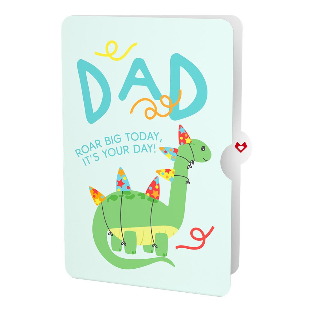 Dinosaurs Birthday Pop-Up Card and Sentiment Set for Dad